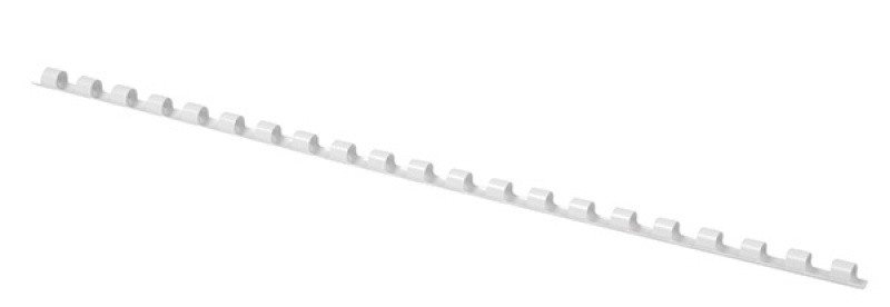 BINDING COMB OFFICE PRODUCTS, 6MM, 100 PCS/BOX, PLASTIC,  WHITE