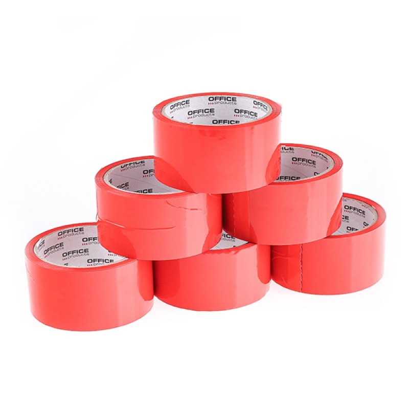 PACKING TAPE, OFFICE PRODUCTS, 48MM X 50YDS, 36 MIC 1 PC EAN, RED