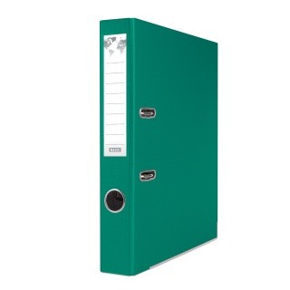 LEVER ARCH FILE BASIC-S PP 5CM GREEN