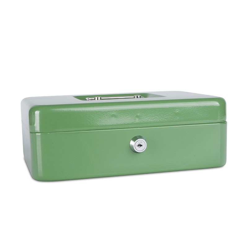 ქეშ ბოქსი DONAU მწვანე 10" 250X180X90MM