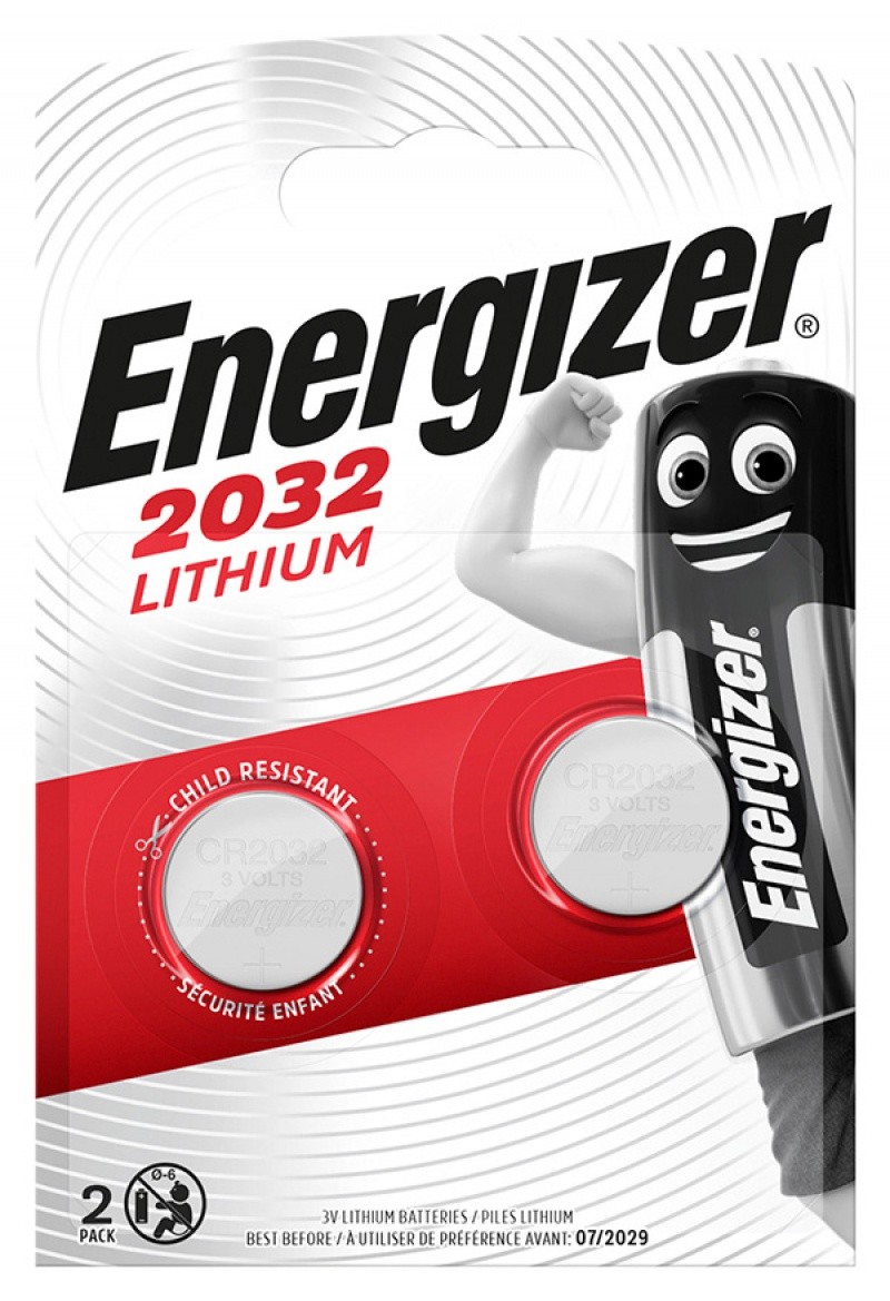 ტაბლეტი ელემენტი "ენერჯაიზერი / ENERGIZER" CR2032 /2 ცალი