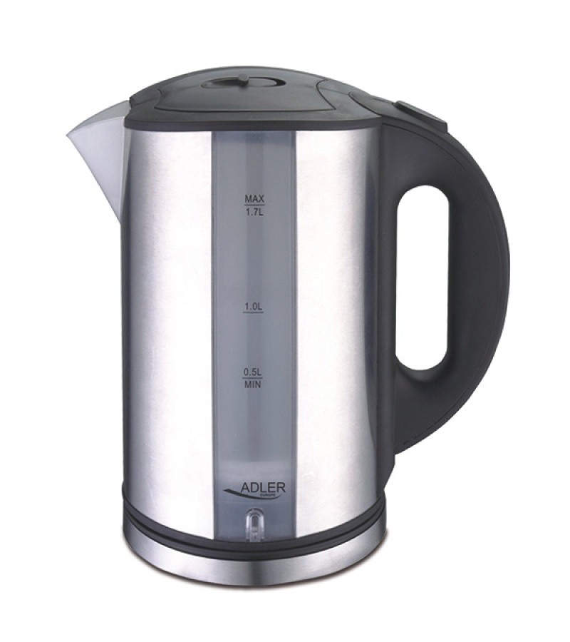 ელექტრო მადუღარა/ჩაიდანი ADLER 1216 1.7L 2200W, მეტალი