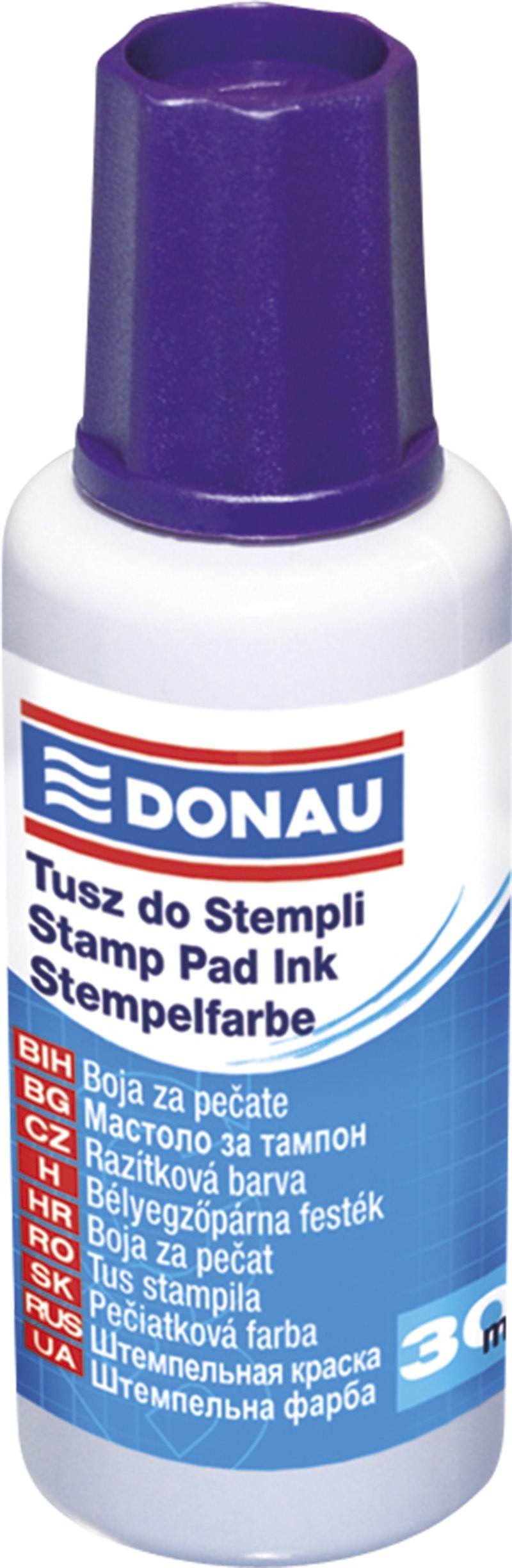 ბეჭდის მელანი (30 მლ) DONAU იასამნისფერი