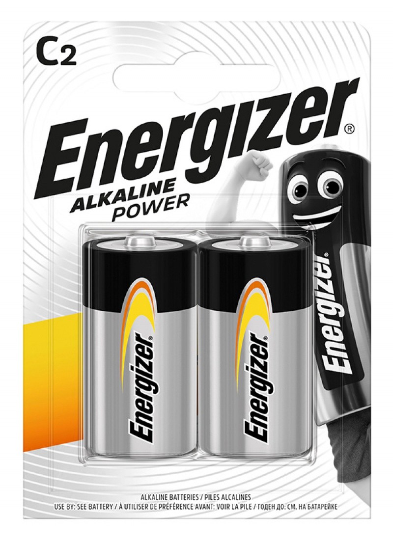 BATTERY ENERGIZER BASE C LR14 /2 PCS