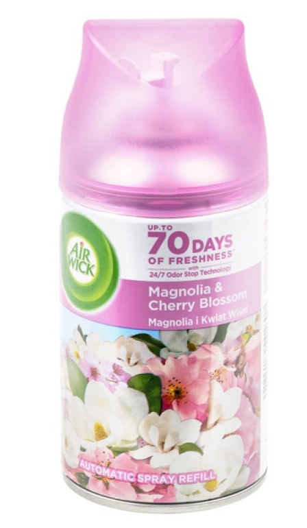 REFIL AIR WICK FRESHMATIC 250ML MAGNOLIA AND CHERRY BLOSSOM