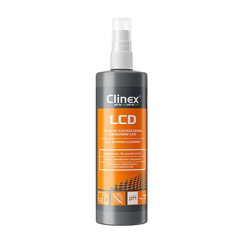 ეკრანისა და მონიტორის საწმენდი სითხე CLINEX LCD (200 მლ)