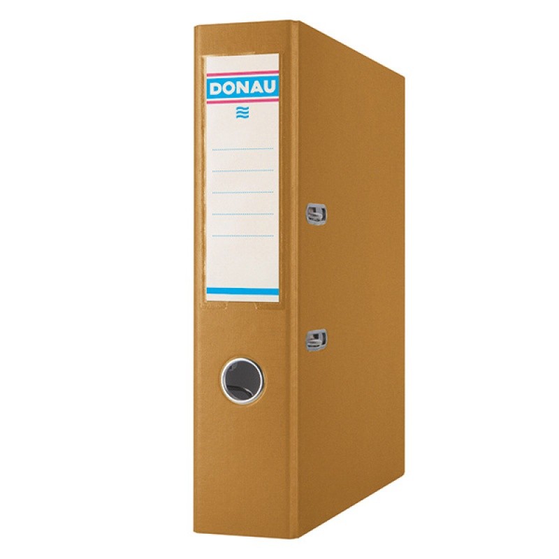 LEVER ARCH FILE MASTER PP/PAPER 7,5CM GOLDEN