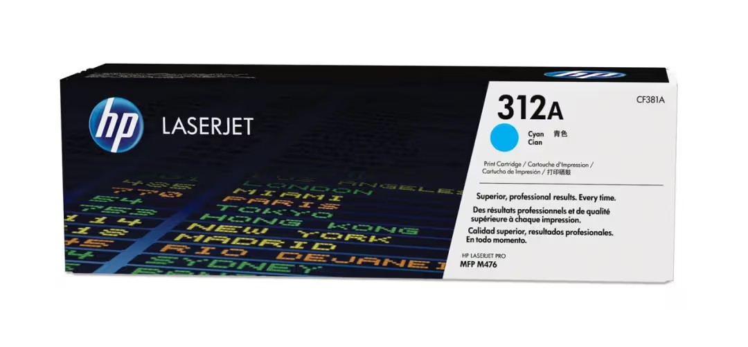 კარტრიჯი 312A HP Toner Cartridge, Cyan CF381A