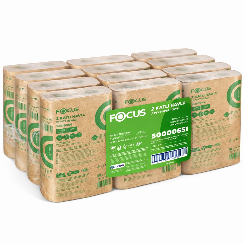 (ყუთით - 12 ც) "ფოკუსი / Focus" Optimum მექანიკური დისპანსერის ხელსახოცი ZZ 200 ცალიანი შეფუთვა