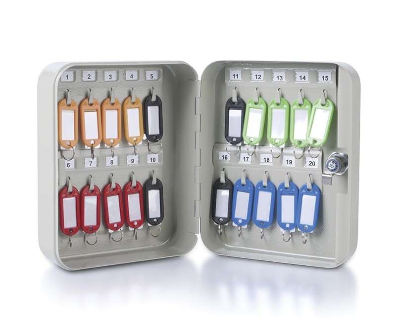 გასაღებების კაბინეტი DONAU 200x160x80მმ (იტევს 20 გასაღებს)