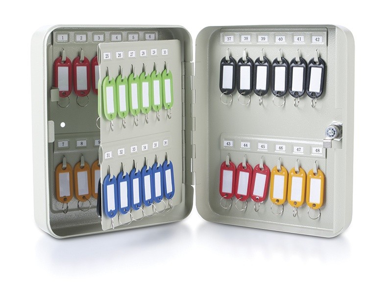 გასაღებების კაბინეტი DONAU 250x180x80მმ (იტევს 48 გასაღებს)