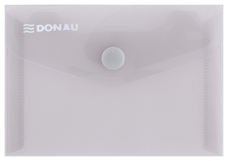 საქაღალდე მინი, ღილაკით DONAU, PP, A7, 180 მიკრონი, SMOKY