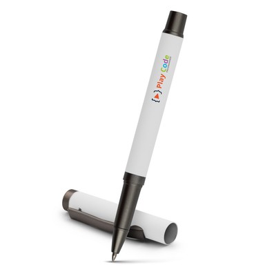 კალამი გელიანი "ECOLOR" V2243 Geraldine, 0.7მმ, თეთრი კორპუსი 