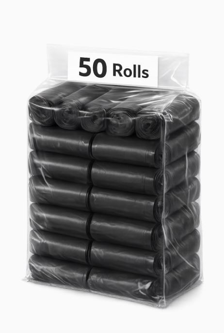 ნაგვის პარკი 50/60სმ, 20 ცალიანი რულონი (50 რულონი)