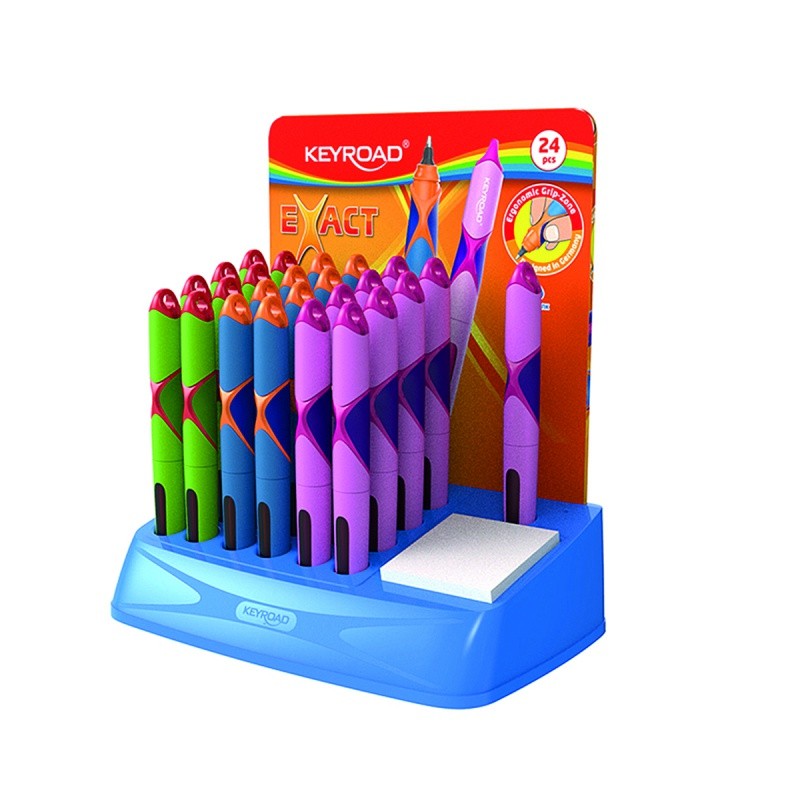 INK ROLLER PEN, KEYROAD , MIX, DISPLAY