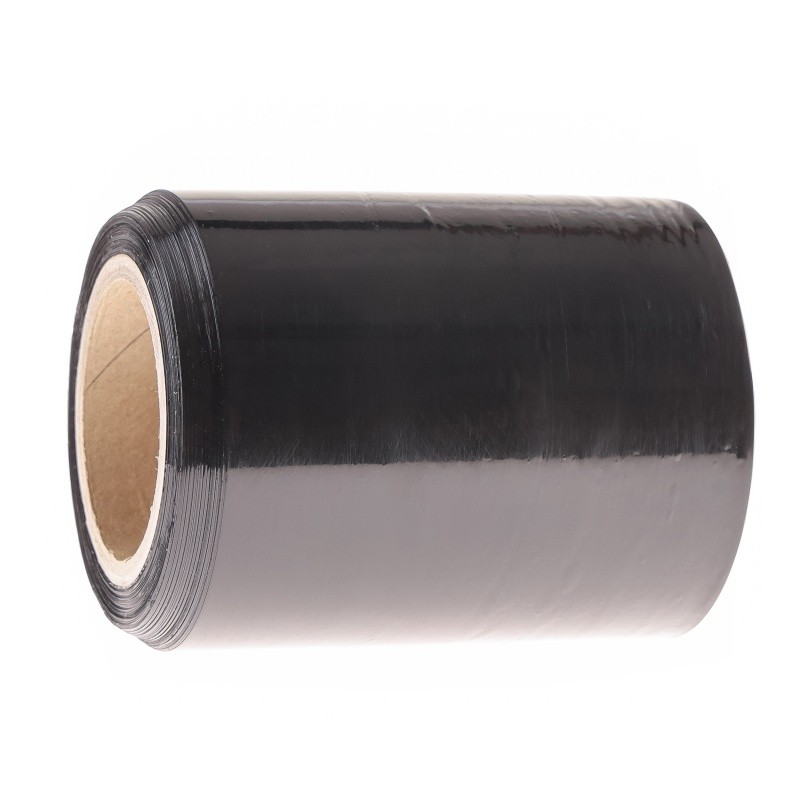 STRETCH FILM MINI RAP, BLACK, OFFICE PRODUCTS, 0,25KG, WIDTH 100MM, 23µM