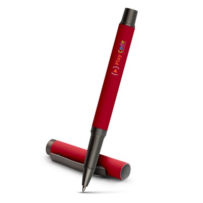 Gel ball pen with cap