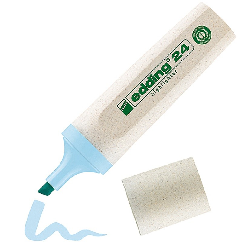 HIGHLIGHTER ECOLINE E-24, EDDING,2-5 MM, PASTEL BLUE