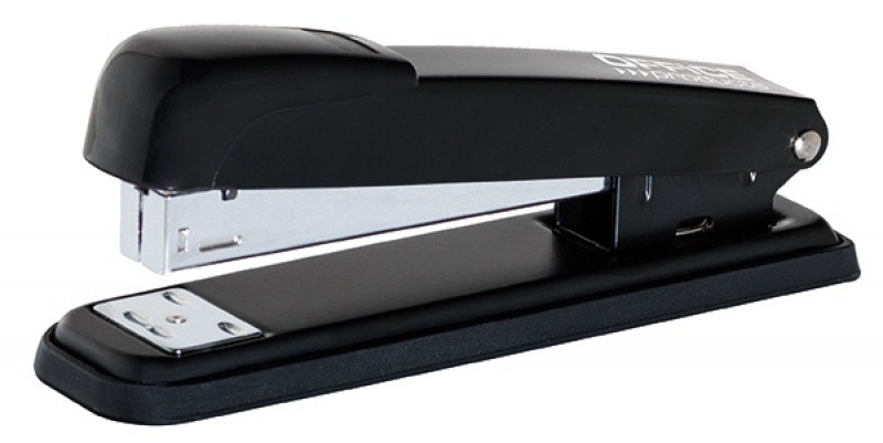 STAPLER OFFICE PRODUCTS, 26/6, 40 SHEETS, METAL, BLACK