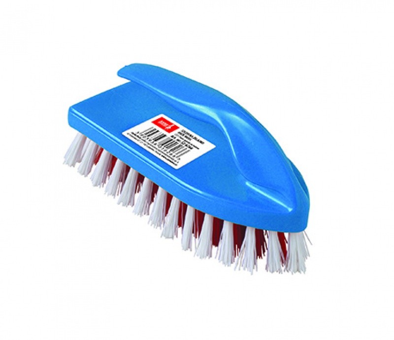 IRON-SHAPED HANDLE BRUSH ANNA ZARADNA, IRON, 1 PIECE, MIX