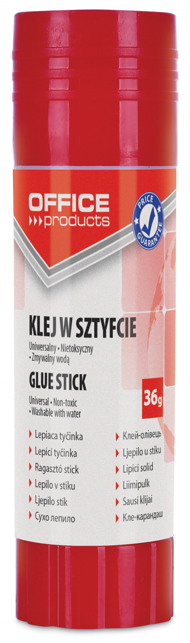 წებო მშრალი დიდი (36 გრამი) OFFICE PRODUCTS PVA სტანდარტული ხარისხი