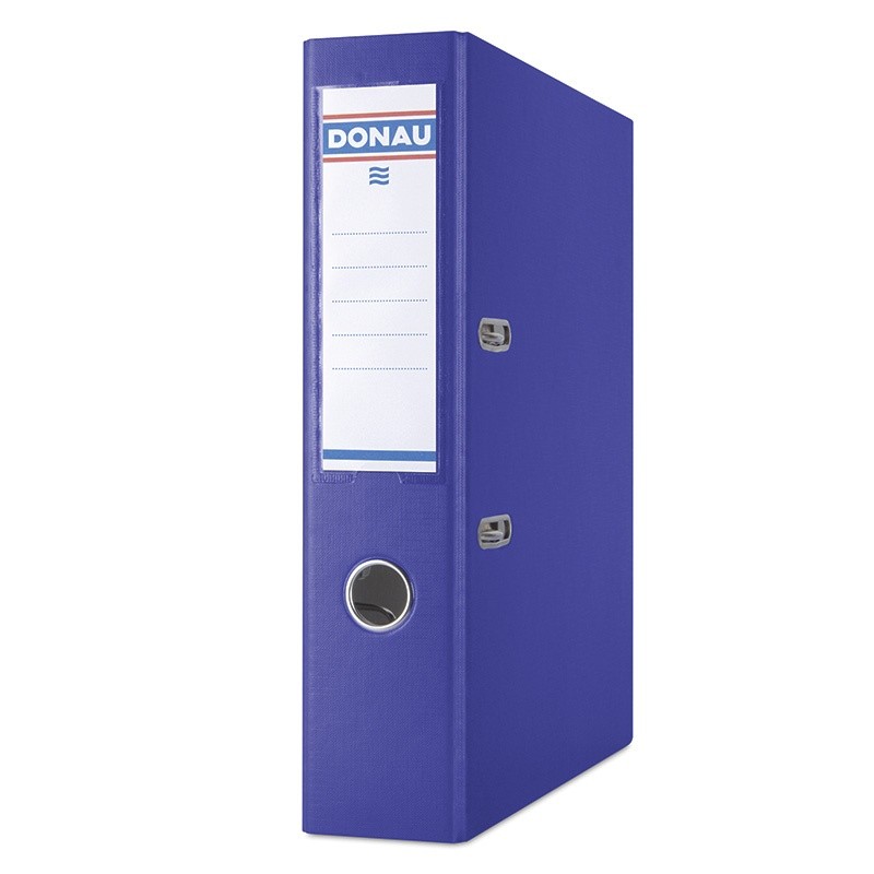 LEVER ARCH FILE MASTER PP/PAPER 7,5CM NAVY BLUE