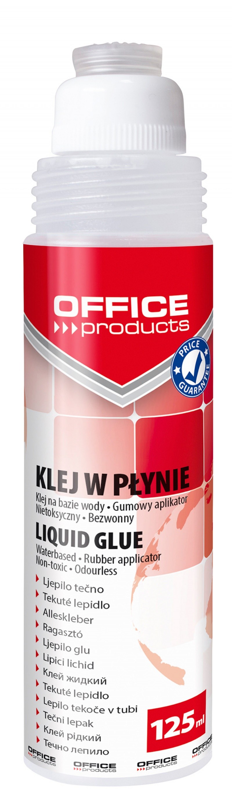 წებო თხევადი 125მლ ცალმხრივი OFFICE PRODUCTS