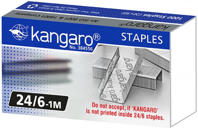 სტეპლერის ტყვია KANGARO No.24/6
