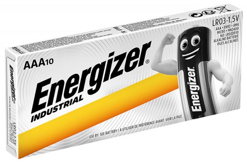 BATTERY INDUSTRIAL AAA 10PCS