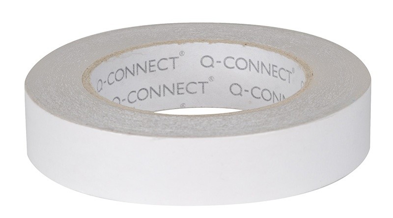 DOUBLE-SIDED FOAM TAPE, Q-CONNECT, 24MM X 3M X 1MM, WHITE