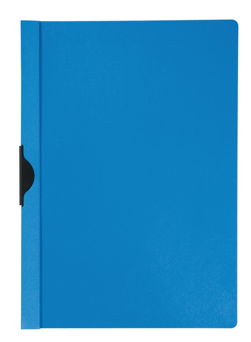 REPORT COVER WITH METAL CLIP BLUE