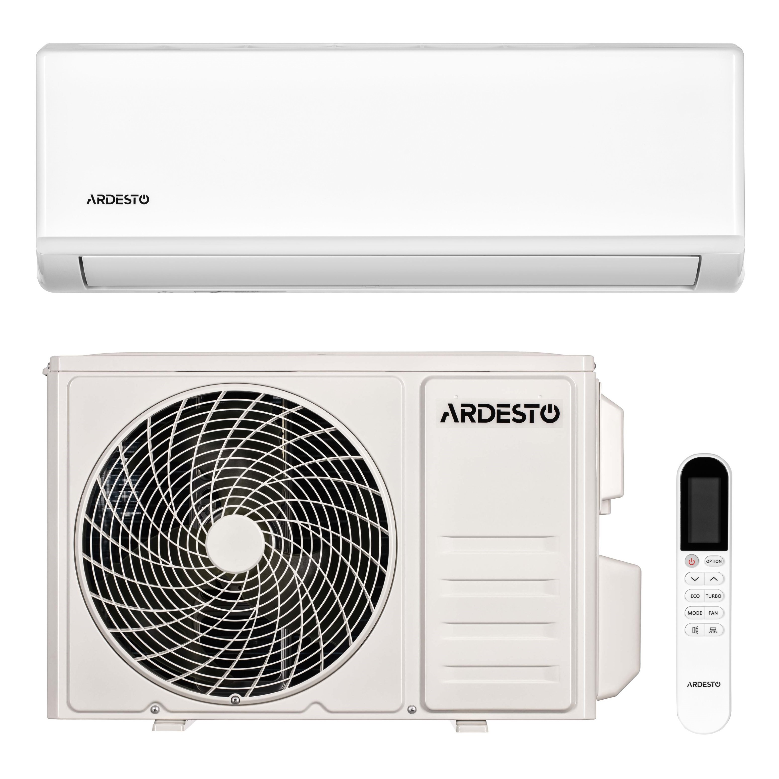 კონდიციონერი : Air Conditioner ARDESTO CoolAirLite 70m2 on/off 24000BTU 6.8kW A/A -7°С R32 white