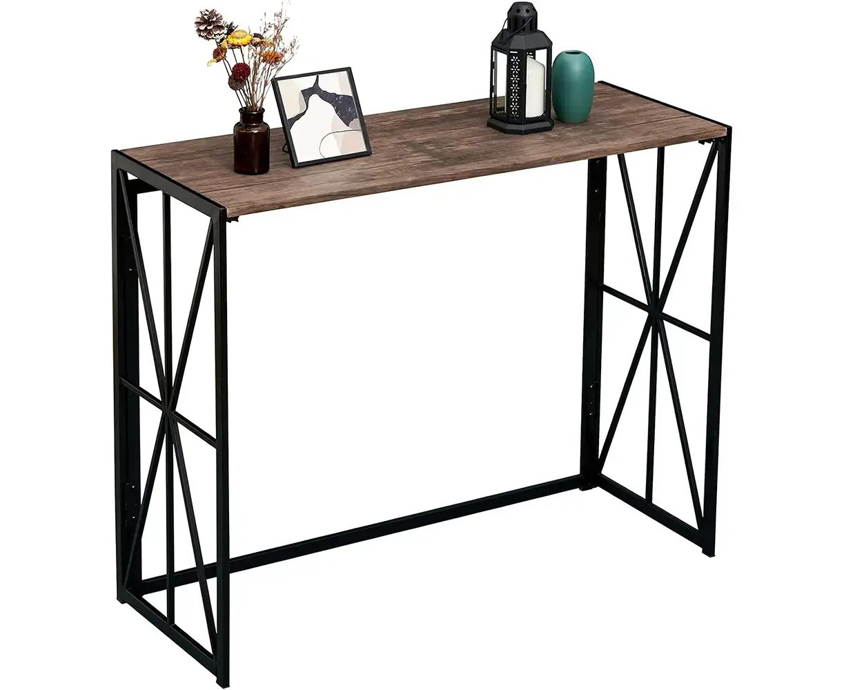 მაგიდა კომპიუტერის 100x38x80 სმ BLACK+BROWN