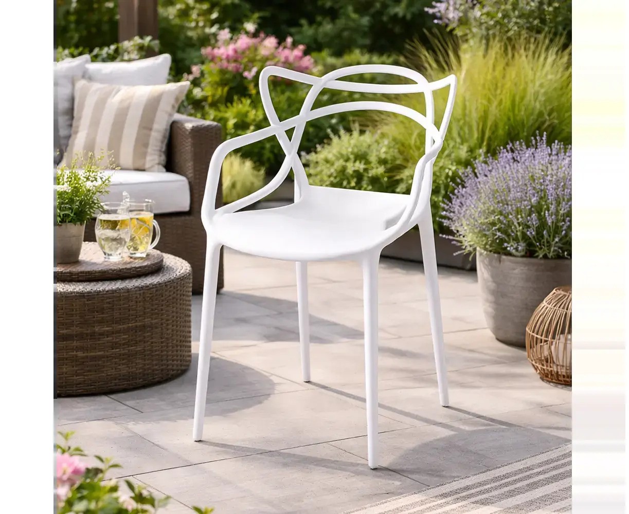 ბაღის სკამი KARMEN CHAIR 50x44x82 WHITE