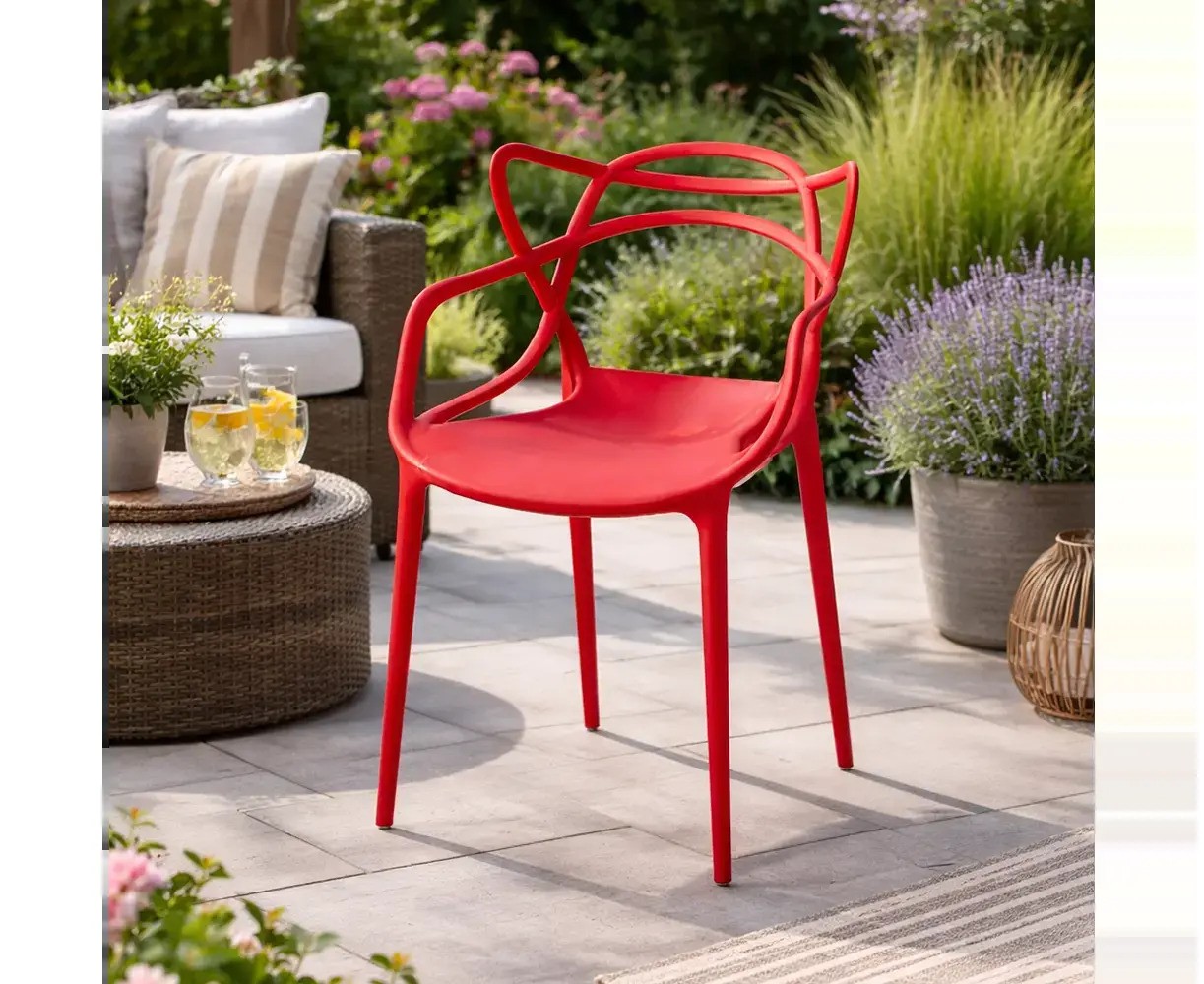 ბაღის სკამი KARMEN CHAIR 50x44x82 RED