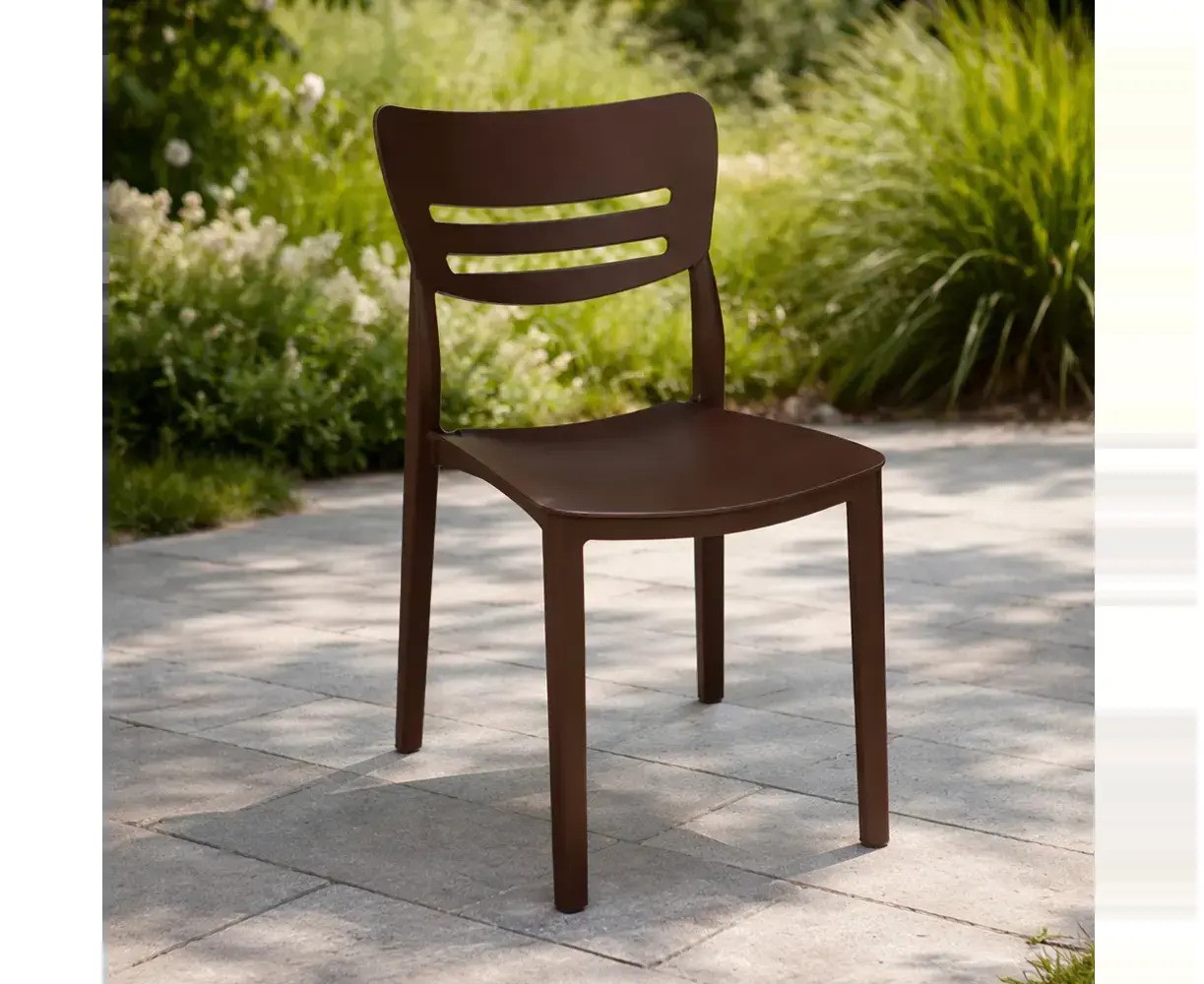 ბაღის სკამი YAPRAK CHAIR brown CT036
