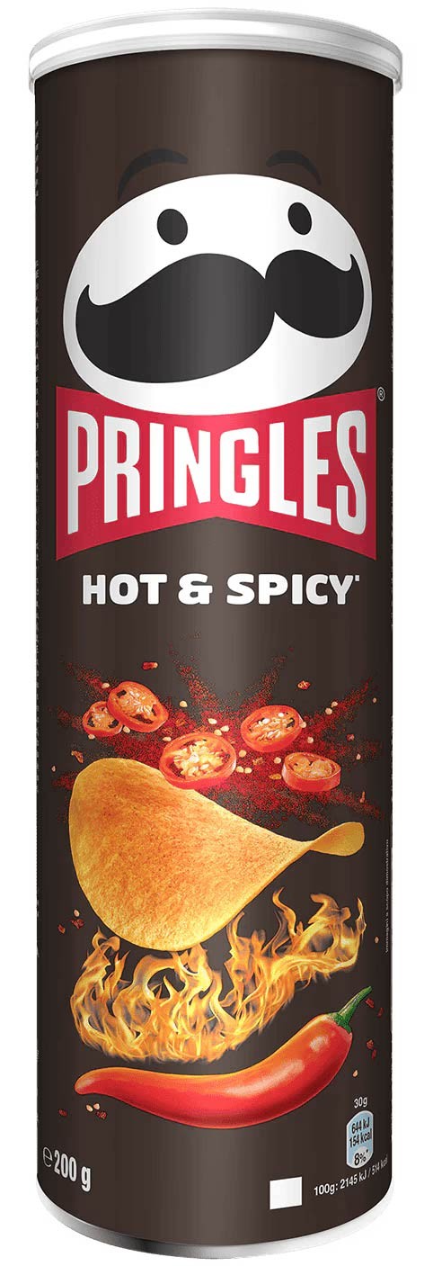 ჩიფსი "პრინგლსი" HOT & SPICY 165გრ.