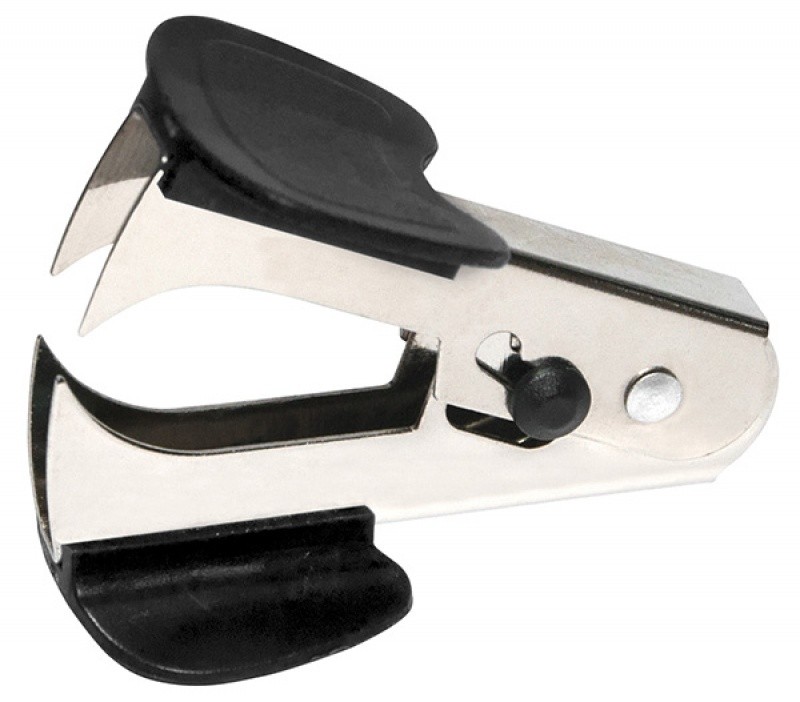 STAPLE REMOVER, DONAU, WITH LOCKAGE, BLACK