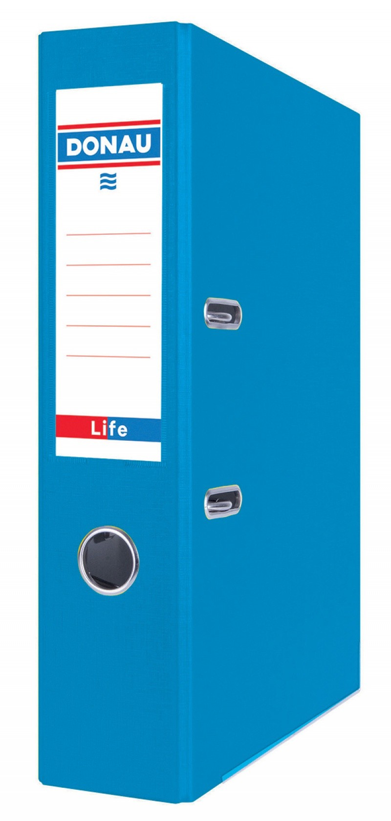 LEVER ARCH FILE 7,5 CM, DONAU LIFE, GLOSSY NEON, BLUE