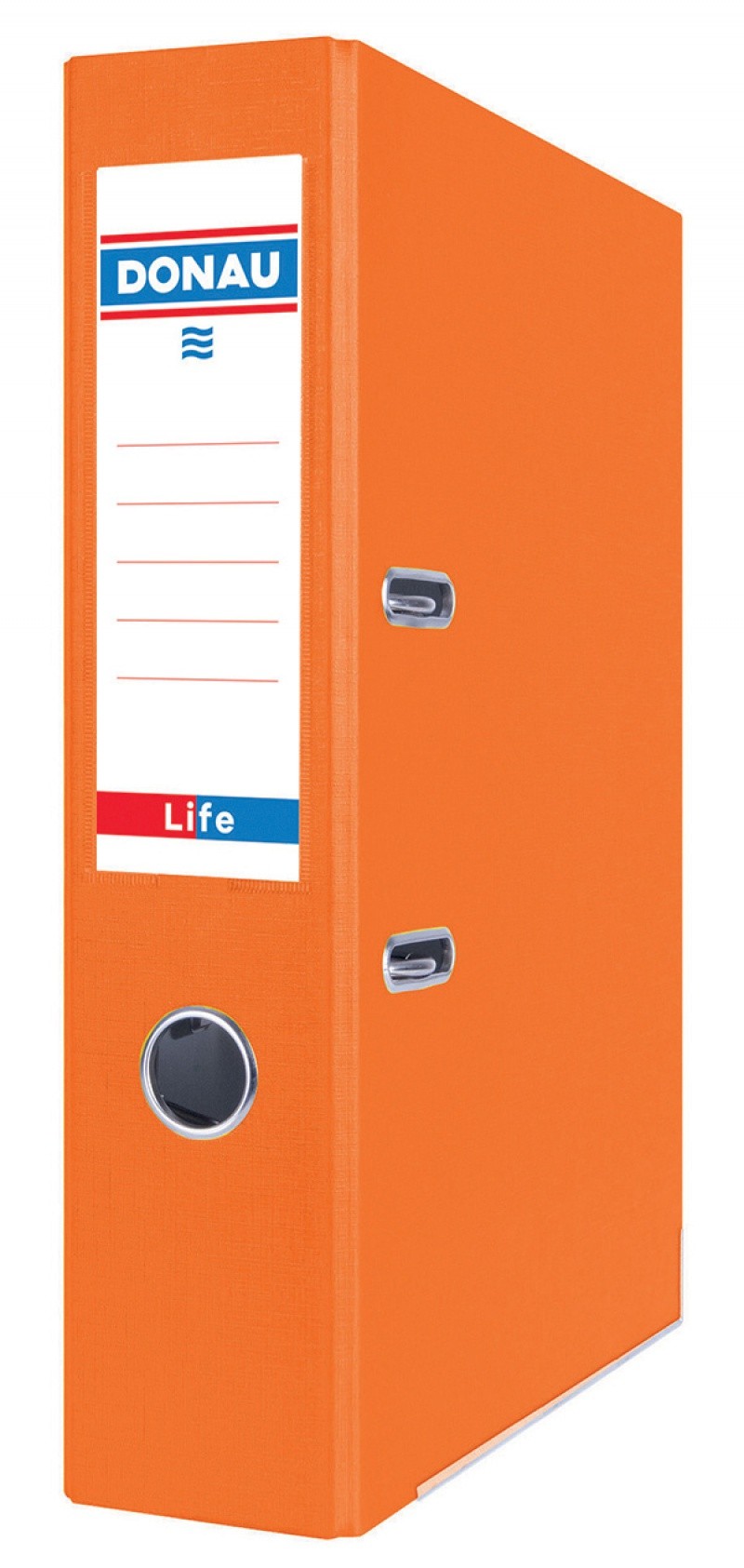 LEVER ARCH FILE 7,5 CM, DONAU LIFE, GLOSSY NEON, ORANGE