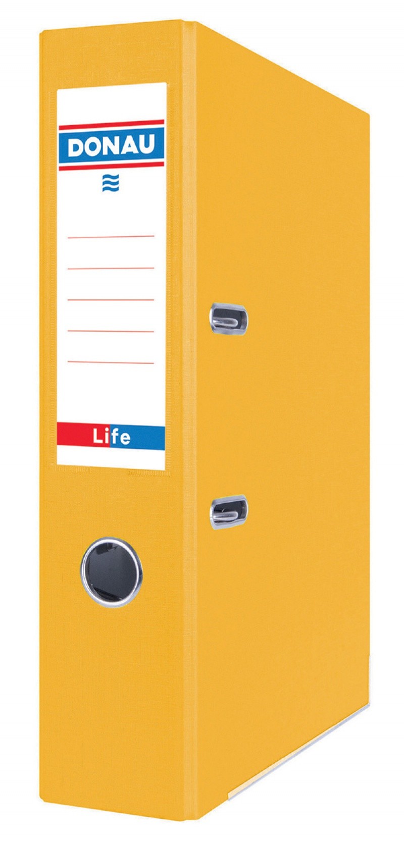 LEVER ARCH FILE 7,5 CM, DONAU LIFE, GLOSSY NEON, YELLOW