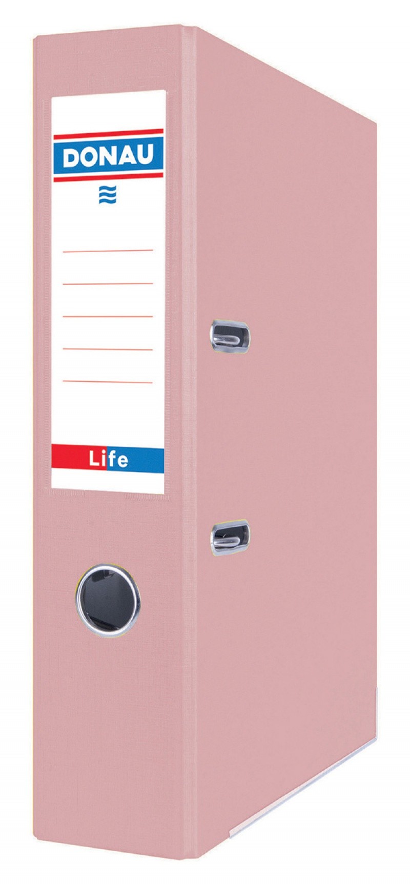LEVER ARCH FILE 7,5 CM, DONAU LIFE, GLOSSY PASTEL, PINK