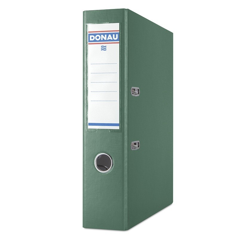 LEVER ARCH FILE MASTER PP/PAPER 7,5CM GREEN