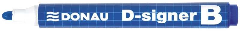 WHITEBOARD MARKER DONAU (BULLET TIP) BLUE