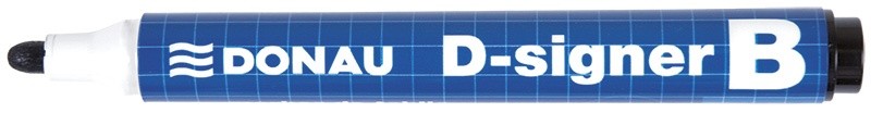 WHITEBOARD MARKER DONAU (BULLET TIP) BLACK