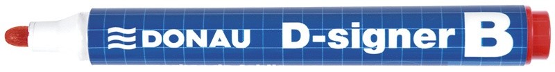 WHITEBOARD MARKER DONAU (BULLET TIP) RED
