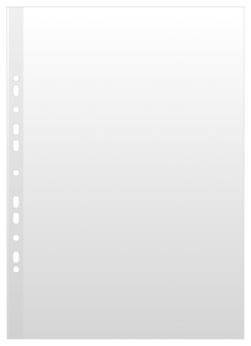 CLEAR POCKETS, DONAU, ORANGE PEEL, VERTICAL, A3, 120UM, BOX