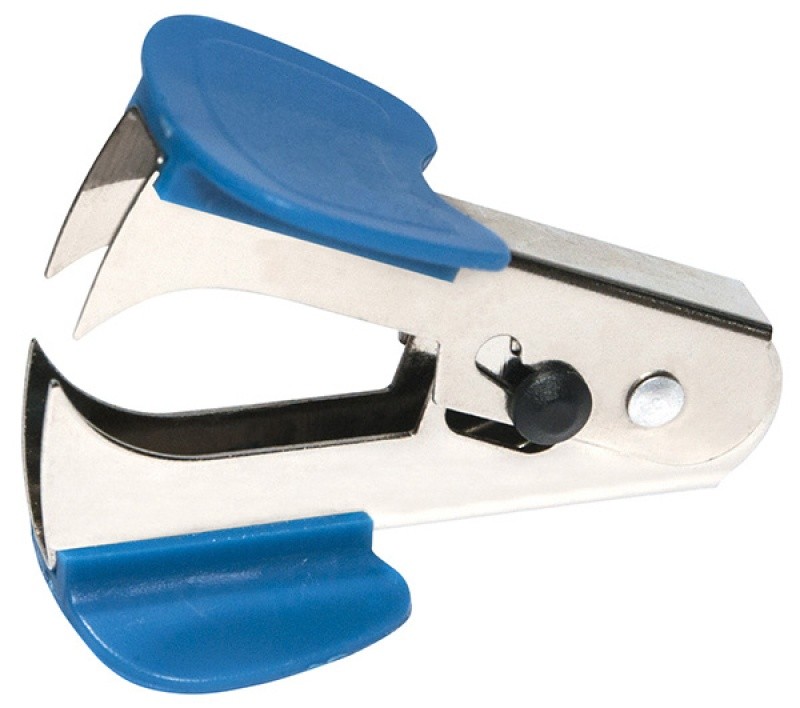 STAPLE REMOVER, DONAU, WITH LOCKAGE, BLUE /7987001PL-18