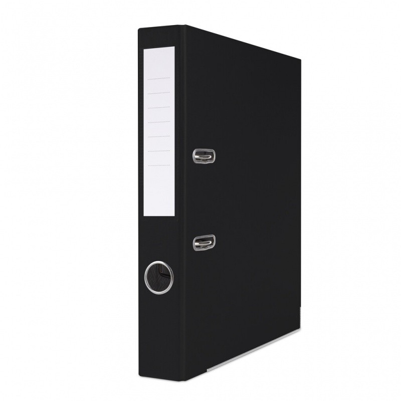 LEVER ARCH FILE BASIC-S PP 5CM BLACK