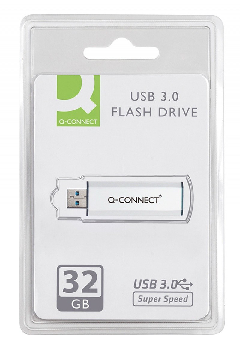 მეხსიერების ფლეშკა 32GB Q-CONNECT სიჩქარე - 3.0USB